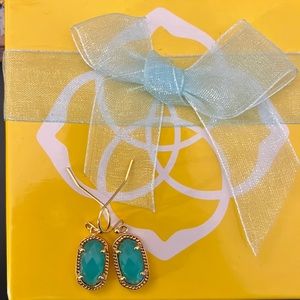 Kendra Scott Lee Drop Turquoise Earrings
